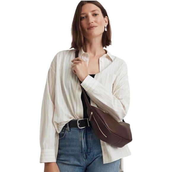 MADEWELL The Sling Leather Crossbody Purse Bag Chocolate raisin - Picture 2 of 8